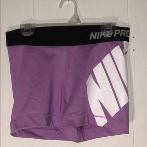 Nike Pro Purple Spandex
